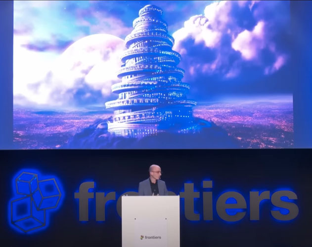 Harari at the Frontiers Forum held at  Montreux  Switzerland- a new Tower of Babel?