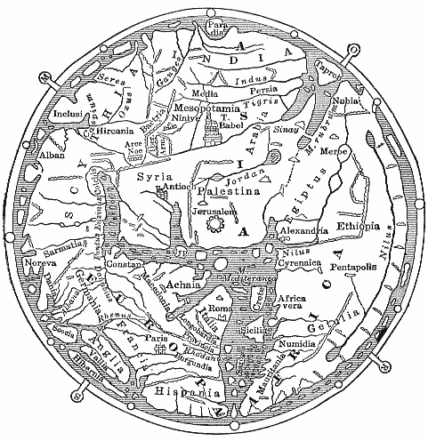 Carte de Hereford (12e s.)