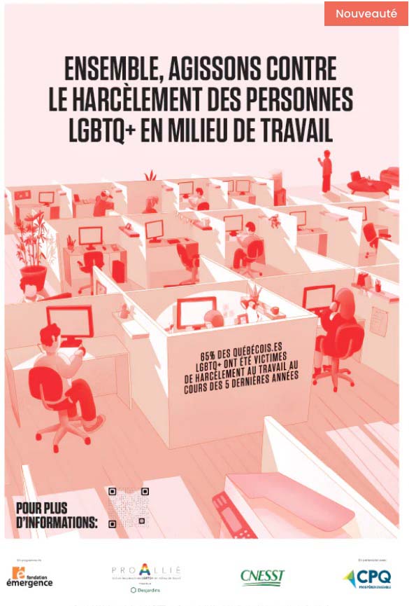 Ensemble, agissons contre le harcèlement des personnes LGBTQ+ en milieu de travail